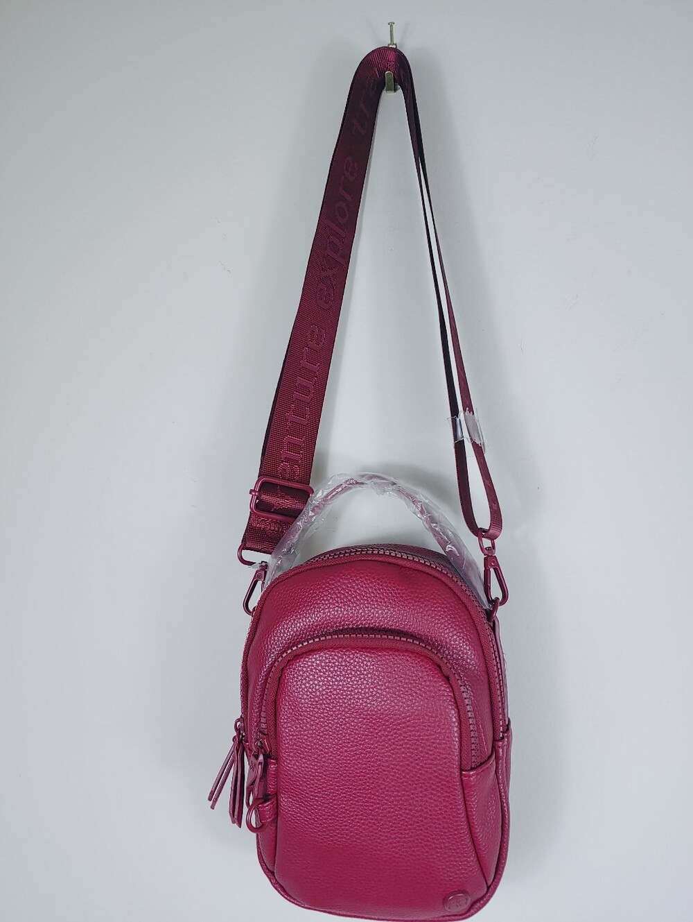 SB To-Go Anti Theft Mini Crossbody Bag Burgundy